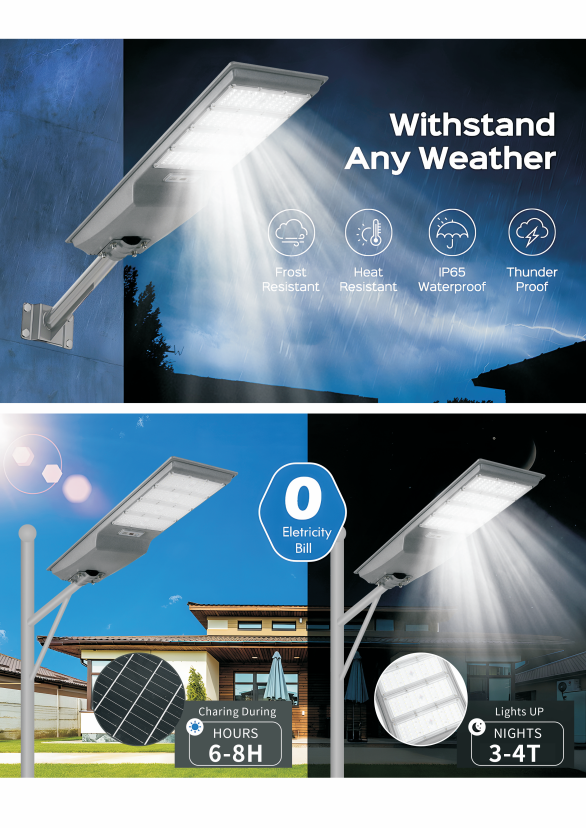 20w integrated solar street light
