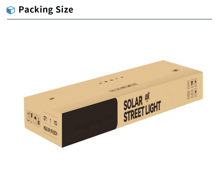 30w integrated solar street light