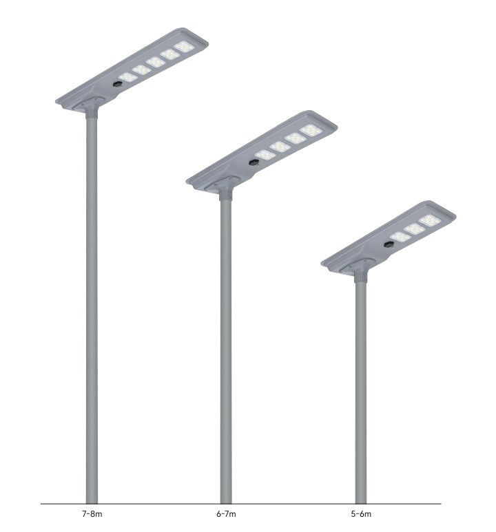 85w integrated solar street light